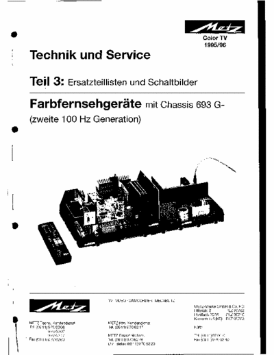 METZ  schematy TV pdf.rar